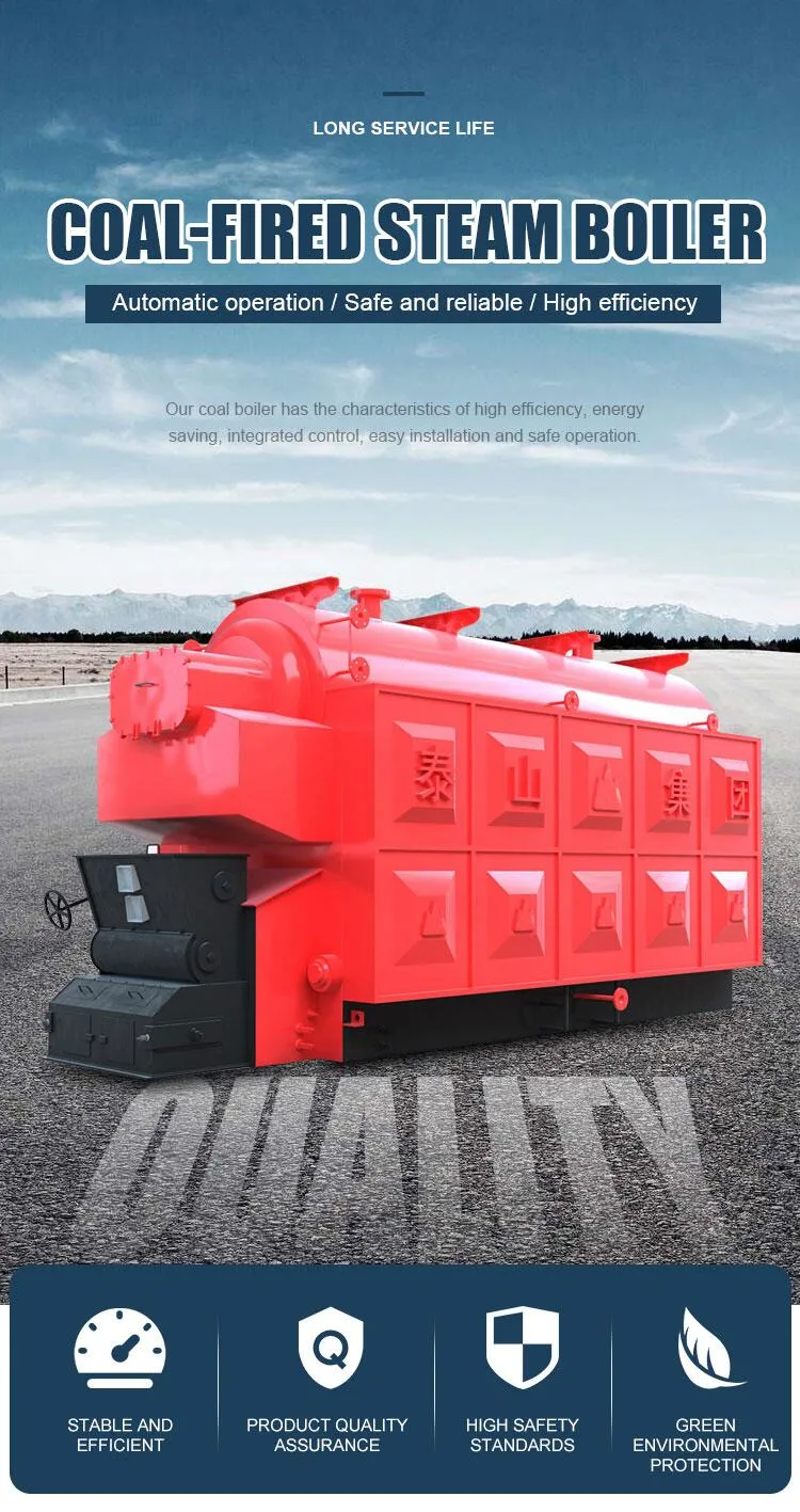 0.5-20 T Coal Fired Steam Boiler Coal Hot Water Boiler for Power Heating Company